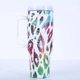 thumbnail image 1 of Vaso de hielo de acero inoxidable 304 de segunda generación, taza de transferencia de pintura de gran capacidad para automóvil, taza con asa de aislamiento portátil para exteriores, 1 of 5