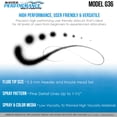 thumbnail image 4 of SINGLE-ACTION Stubby AIRBRUSH SET KIT Auto Paint Nail Body Art Tattoo Hobby Cake, 4 of 6