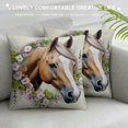 thumbnail image 3 of JEUXUS  Horse for Girls,Horses Pillow Covers ,Just a Girl Who Loves Horses Throw Pillow Covers,Teenage Girls Home Bedroom Office Decor Pillowcase,Gifts for Horse Lover, 3 of 5