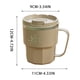 thumbnail image 3 of Taza de acero inoxidable 304 de doble capa para el hogar y la oficina, taza de agua con asa., 3 of 6