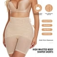 thumbnail image 3 of MANIFIQUE Shapewear for Women Tummy Control, High Waisted Body Shaper Shorts Butt Lifting Panties Thigh Slimmer Girdle, 3 of 7