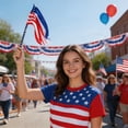 thumbnail image 2 of PEIBang 4th of July Star Pick,Red White Blue Star Fairy Ribbon Streamer Wand,Patriotic Decor for Independence Day Memorial Day Party Favors, 2 of 6