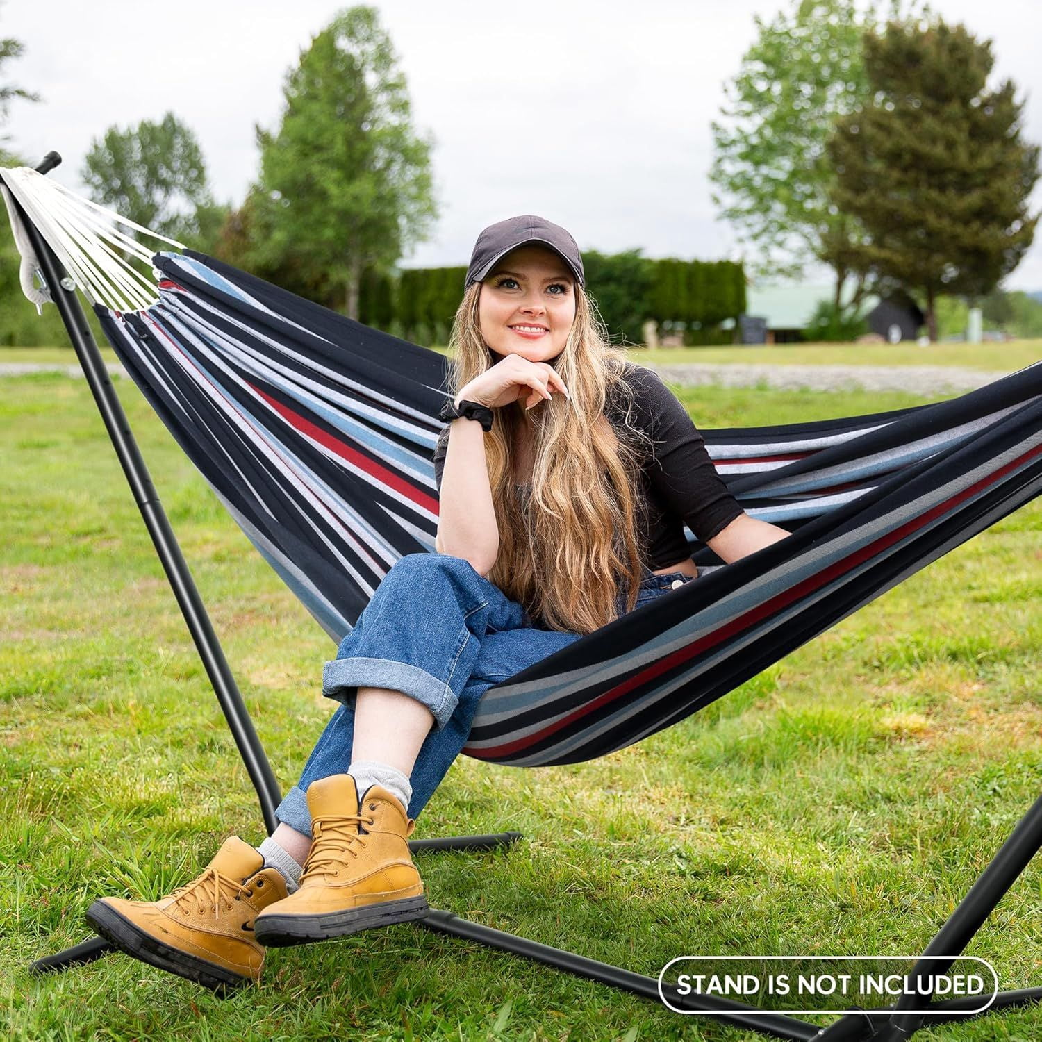 Portable Tree Hammock, Double Hammocks 2 Person with Outer Bag