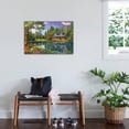 thumbnail image 3 of Art.com Crystal Lake Cabin Art Print by Dominic Davison, 36" x 24", 3 of 4