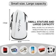thumbnail image 2 of Hukapapa Montar al aire libre manga del brazo fitness muñeca bolsa de tela Oxford deportes correr teléfono móvil brazo bolsa blanco, 2 of 6