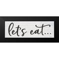 thumbnail image 2 of Boyer, Susie 18x9 Black Modern Framed Museum Art Print Titled - Lets Eatâ€¦, 2 of 5