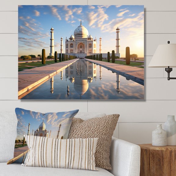 Designart "Taj Mahal Islam wall art I" Islamic Canvas Print