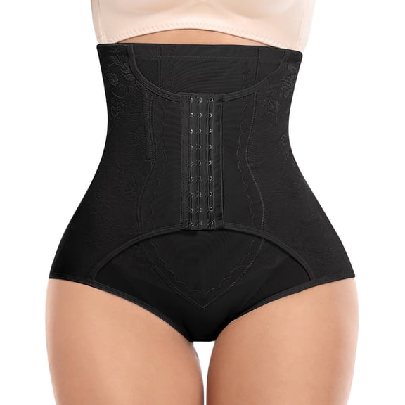 VASLANDA Tummy Control Panties for Women Shapewear Butt Lifter Short High Waist Trainer Corset Slimming Body Shaper Underwear