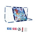 thumbnail image 3 of Porterías de fútbol, ​​equipo de entrenamiento para patio, fácil de instalar, mejora la agilidad, portátil 130cmx46.5cmx65cm, 3 of 9