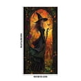 thumbnail image 3 of Cififendec Halloween Witch Printed Door Cover, 70.87" x 35.43", Spooky Fabric Door Banner for Party Front Entry, 3 of 6