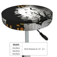 thumbnail image 4 of Kll Happy Halloween 9 Round Bar Chair Cushion Cover 14 Inch,Bar Stool Protector With Elastic, Soft Washable, 4 of 7