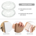 thumbnail image 4 of 50 Pcs Colorful Glitter Sequin Love Notebook Mushroom Hole Buckle Binder Ring 50pcs Packaged (28mm) Office Supply Beautie Notebooks Plastic Expander Discs Discbound Binding Buckles Round, 4 of 6