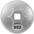 thumbnail image 1 of Herramienta para quitar filtros de aceite de cartucho en espacios reducidos Llave para filtros de aceite de aluminio de 67 mm y 14 ranuras, 1 of 8