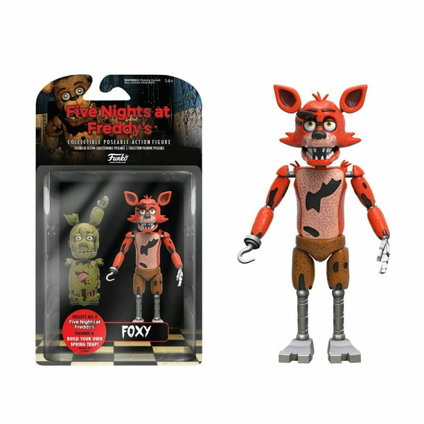 TOY MEXICAN 6 FIGURES FIVE NIGHTS AT FREDDY'S ANIMATRONICS SCRAP