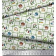 thumbnail image 2 of Soimoi Cotton Voile Fabric Thread Reel,Pin & Machine Sewing Fabric Prints by Yard 56 Inch Wide, 2 of 3