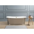 thumbnail image 6 of 67" Cast Iron R5381GLD Soaking Freestanding Tub and Tray with External Drain, 6 of 10