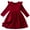 Red, variant on Girls Long Sleeve Party Dress 2-8 Years Ruffled Tiered Skater Gown Round Neck Floral Princess Holiday Special Occasion Chiffon Bow Dress Girls Party Dress