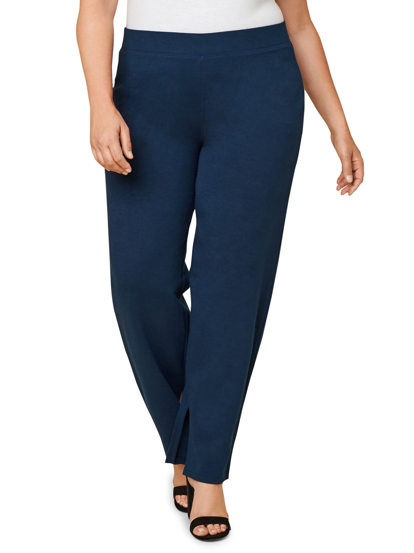 Seek No Further Women’s Plus Size Trouser Dress Pants - Walmart.com