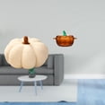 thumbnail image 2 of Cojín de calabaza de Halloween para sofá cama, decoración de habitación, plato de dulces de cristal con tapa, tazón para servir con forma de calabaza,, 2 of 8
