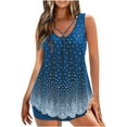 thumbnail image 2 of LSLJS Maillot de Bain Conservateur à Imprimé pour Femmes, Ensemble Deux Pièces, Tankini pour Femmes, 2 of 6