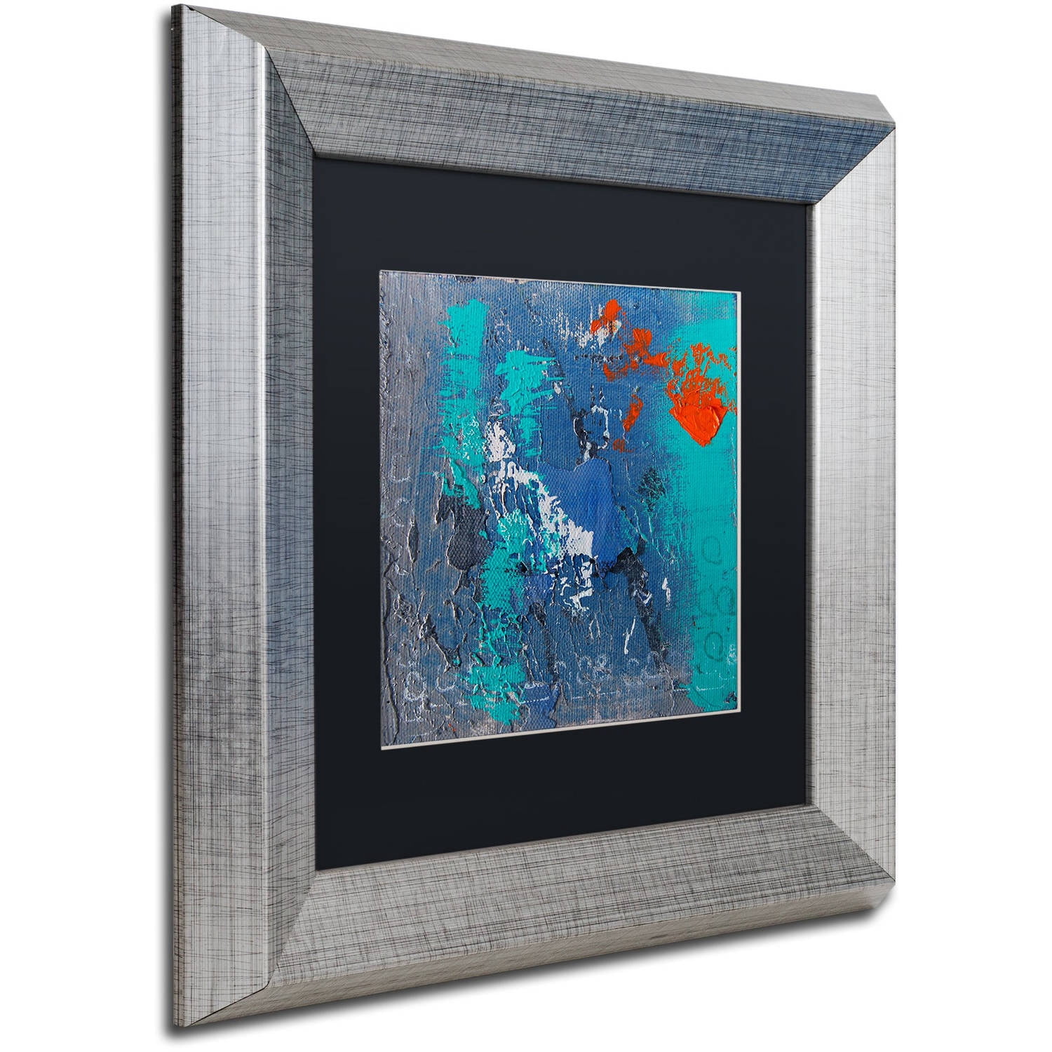 Trademark Fine Art 'Mistake' Canvas Art by Nicole Dietz, Black Matte, Silver Frame