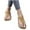 Khaki, variant on AXXD Women Brown Sandals 9 Summer Ladies Slope Heel Sandals Casual Wear Flip Flops