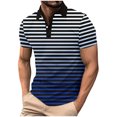 thumbnail image 2 of Mens Short Sleeve Dress Shirts Casual Mens T-Shirts V Neck White Summer Shirts for Big Men Cotton Hawaiian Shirt for Men Big and Tall Shop now, 2 of 5