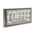 thumbnail image 3 of Stupell Industries Sassy Coffee Change The World Food & Beverage Painting Brown Floater Framed Canvas Art Print Wall Art, 25 x 11, 3 of 9