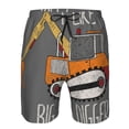 thumbnail image 4 of Naloa I Like Big Digger Men's Beach Shorts, Surfing shorts, Swim trunks, Quick Dry Swim Trunks for Surfing Beach Fun - XX-Large, 4 of 9