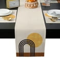 Abstract Art Table Runner Luxury Wedding Banquet Table ration Table