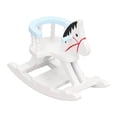 thumbnail image 2 of Dollhouse Rocking Horse Chair, Birch Doll House Chair 1:12 Scale  For Kids, 2 of 8