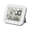 White, variant on Black Lcd Digital Hygrothermograph Humidity Meter Temperature Gauge Multifunctional Clock Timer With Alarm And Countdown Black