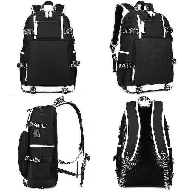 Ko Be No. 24 Casual Backpack Large-capacity Backpack Waterproof Leisure Travel Backpack Computer Compartment Schoolbag For Teenagers-13