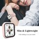 thumbnail image 4 of 3 Pack Case Compatible with Apple Watch SE Series 6/5/4 44mm with Tempered Glass Screen Protector, Hard PC Full Coverage Ultra-Thin HD Bumper Cover for iWatch 44mm, Rose Gold/Pink/Clear, 4 of 5