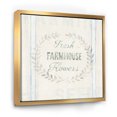 thumbnail image 1 of Farmhouse Florals VIII - Toile Encadrée Style Ferme, 1 of 3