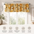 thumbnail image 3 of AshasdS Honey Jar Bee Window Valance Polyester Rod Pocket Rustic Farmhouse Curtain Valance for Kitchen Living Room Bedroom, 3 of 5