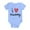 Sky Blue, variant on Baby Girl Outfit Letter Print Summer Clothes Girl Short Sleeve Cute Baby Girl Clothes Baby Girl Outfits Plain Color 9-12 Months Baby Girls Clothes