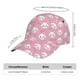thumbnail image 2 of Fotbe Cute Cat Gorro Clásico de Béisbol, Gorra Ajustable con Broche Snapback, Gorro de Exterior de Algodón Suave, 2 of 6