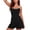 Black, variant on SELONE Shapewear Bodysuits For Women Solid Spaghetti Strap Active Loose Romper Shorts 1 Piece Jumpsuit For Summer Outfit
