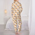 thumbnail image 6 of Goofa Dachshund Printed Women’s 2 Piece Pajama Set Super,Pajamas Women's Long Sleeve Sleepwear Soft Button Down Loungewear Pjs Lounge Set Nightwear-Large, 6 of 9