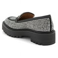 thumbnail image 2 of Sam Edelman Laurs Glitz Black Fashion Slip On Rounded Toe Platform Loafer Shoes, 2 of 5