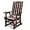 Rustic, variant on VINGLI Outdoor Glider Chair Wood Patio Glider with Cup Holder, Porch Glider with Smooth Rocking Mechanism, Heavy Duty 600 LBS, White