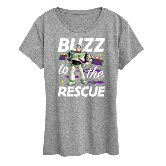 Toy Story - Buzz To The Rescue Lc - Women's Short Sleeve Graphic T-Shirt