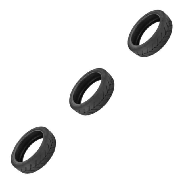 Maytalsory 2 Pcs/ensemble Pneu de Trottinette Léger et Durable pour Roue de Trottinette Électrique Accessoire de Trottinette Électrique Noir2 3ensemble