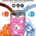 thumbnail image 3 of Modern 30oz Handheld Travel Tumbler with Handle – Double Wall Stainless Steel Insulated Cup, Flip Straw Lid, Leak-Proof & BPA-Free for Hot and Cold Drinks – Durable Coffee & Juice Mug White, 3 of 7