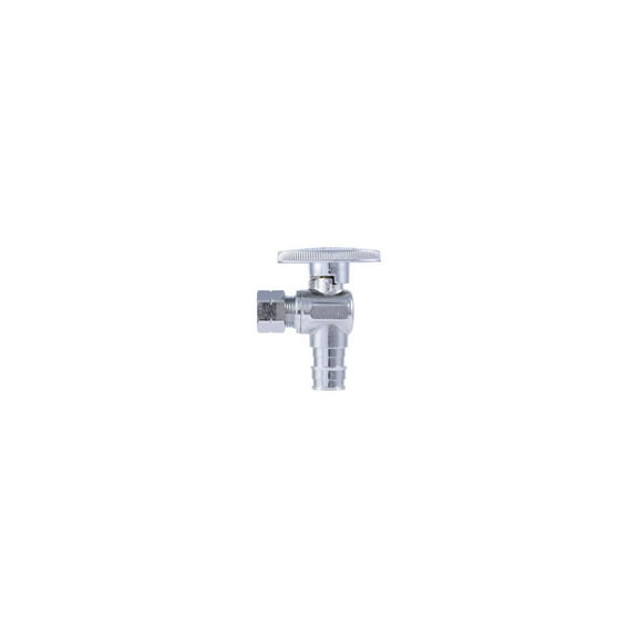 Sharkbite UAB23058LFA PEXA Compression Angle Stop Valve, 1/2 PEXA Expansion x 3/8 In. O.D - Quantity 1