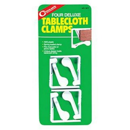coghlans 4pk clamps tablecloth abs plastic walmart