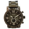 JR1437P Nate Chronograph Smoke Stainless Steel Watch by Fossil for Men - 1 Pc Watch Fossil Fossil