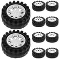 thumbnail image 3 of Miangastore 10 Pcs Jouets de Voiture Pneus Roues Modèle de Voiture DIY Assembler Roues Petites Roues de Voiture Jouet Camion Roues en Plastique, 3 of 9