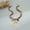 NMSN-J658-2, variant on NICKSUN 18K Gold Plated Stainless Steel Leopard Fabric Woven Heart Pendant Necklace, Trendy Mixed Chain Retro Clavicle Jewelry for Women